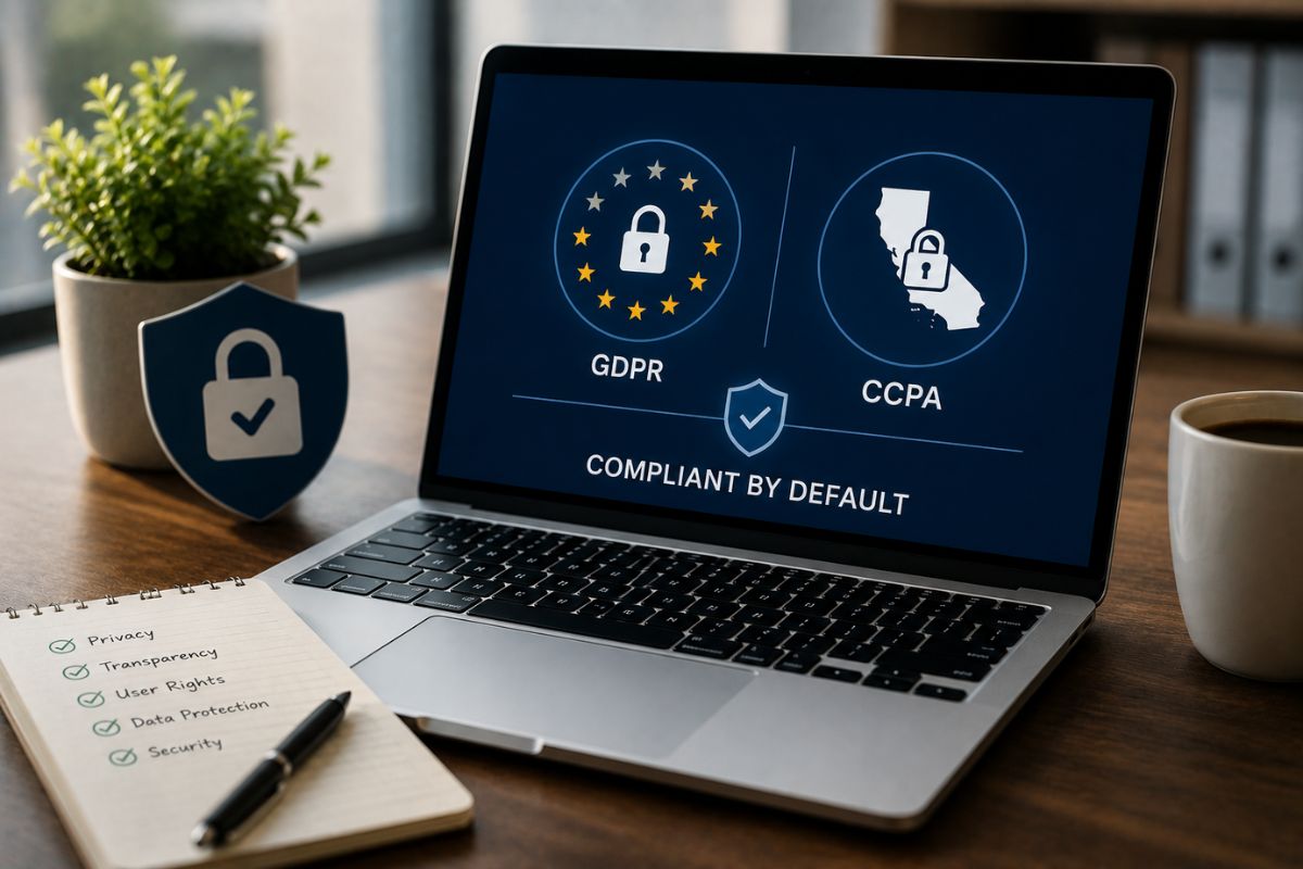 GDPR & CCPA compliance GDPR and CCPA compliant website design