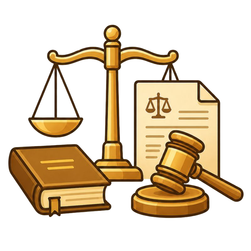 Legal practices Law firm and legal practice icon