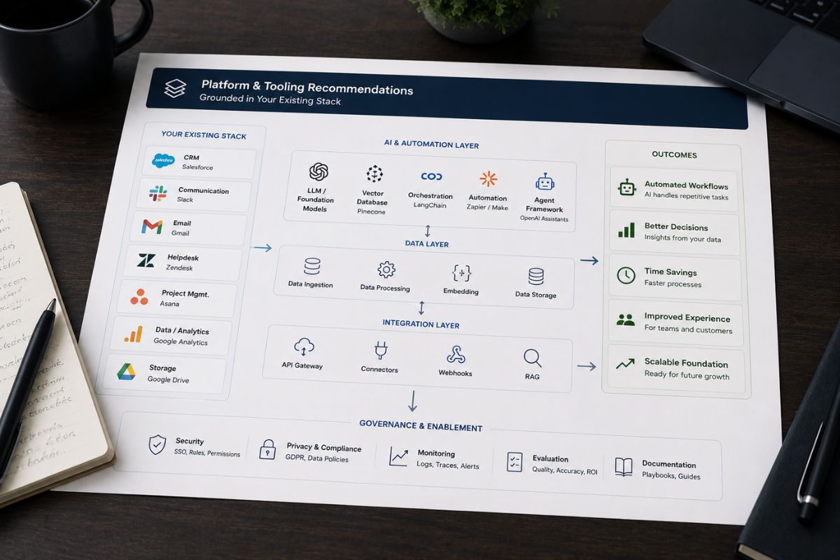 Platform recommendations AI platform and tooling recommendations