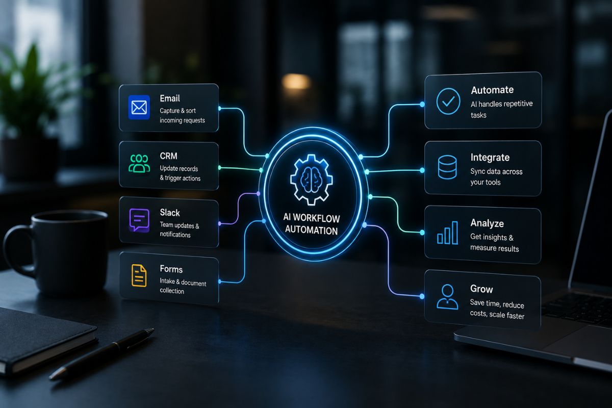 AI workflow automation for daily business tasks