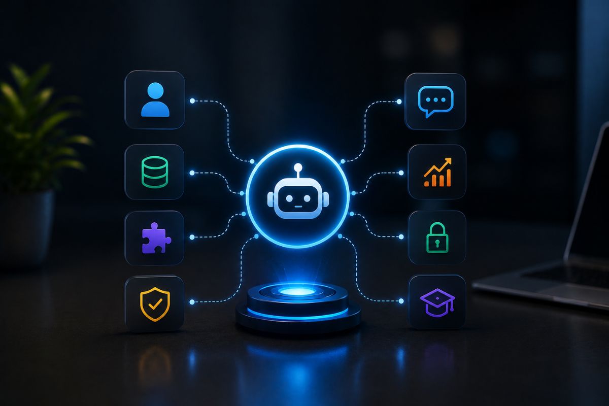 Custom AI agents trained on your business data
